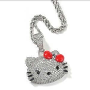 Hello kitty necklace, hello kitty pendant, hello kitty jewelry